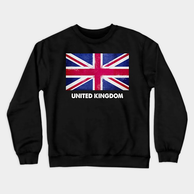 United Kingdom Flag design | British design Crewneck Sweatshirt by KuTees